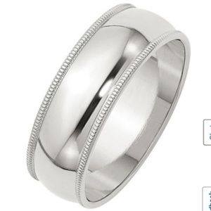 Sterling Silver 9mm Ring
